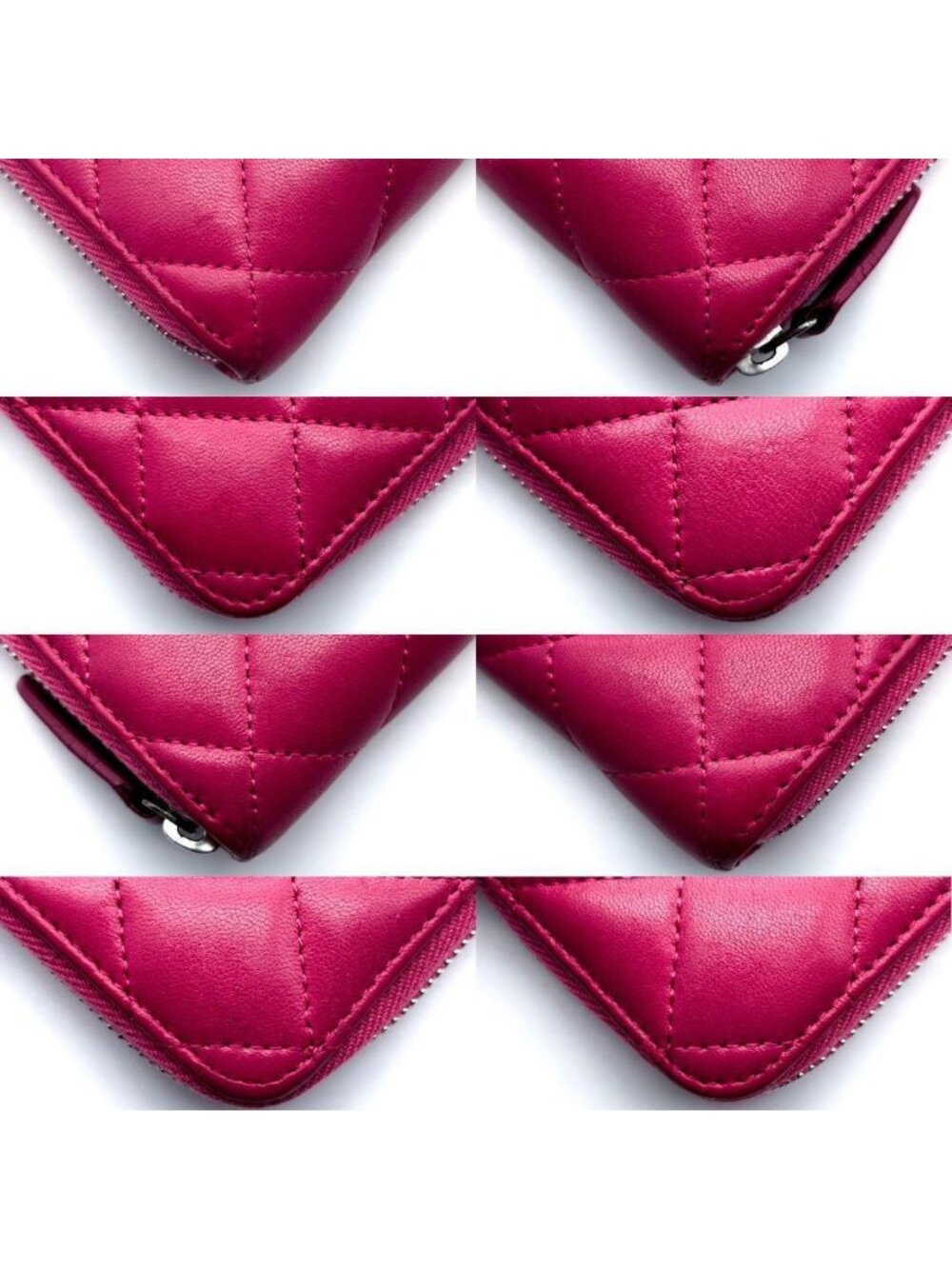 ★SOLD★ Chanel Wallet Quilted Round Zip Midi - Picture 7 of 11